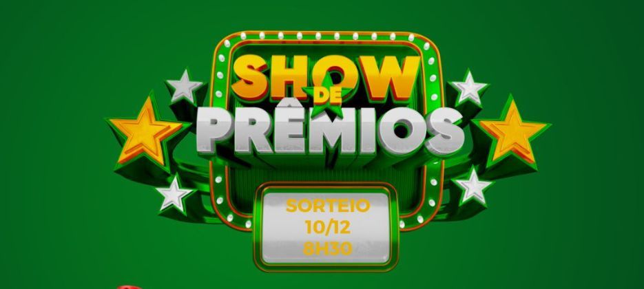 Show de Prêmios acontece dia 10 de dezembro